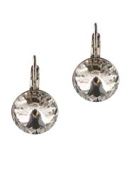 Otazu Kolczyki z kryształami Swarovski rozmiar: onesize. Szare kolczyki damskie Otazu, z kryształem, z mosiądzu. Za 69.99 zł.