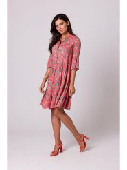 Be Wear Sukienka w kolorze różowym rozmiar: S. Różowe sukienki damskie Be Wear, bez wzorów, bez ramiączek. Za 216.22 zł.