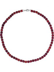 Mitzuko Naszyjnik z pereł w kolorze czerwonym - dł. 40 cm rozmiar: onesize. Czerwone naszyjniki damskie Mitzuko, z perłą. Za 217.99 zł.