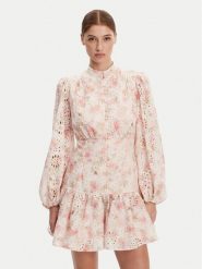 BARDOT Sukienka koktajlowa 57809DB2 Różowy Regular Fit. Czerwone sukienki damskie Bardot, bez wzorów, z syntetyku, wizytowe, bez ramiączek. Za 389.99 zł.