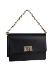 Furla Torebka 1927 1064448 B BAFI ARE Czarny. Czarne torebki wieczorowe damskie Furla, bez wzorów, ze skóry, bez dodatków. Za 1,149.00 zł.
