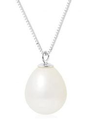 Pearline Srebrny naszyjnik z zawieszką - dł. 42 cm rozmiar: onesize. Szare naszyjniki damskie Pearline, z perłą, srebrne. Za 195.99 zł.