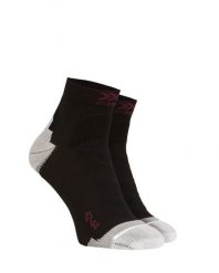 Skarpety biegowe X-SOCKS RUN DISCOVERY 4.0. Brązowe skarpetki damskie X Socks, bez wzorów, z materiału. Za 45.00 zł.