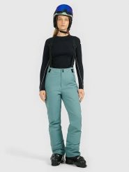 4F Spodnie narciarskie w kolorze turkusowym rozmiar: M. Niebieskie spodnie dresowe damskie 4F, m, bez wzorów. Za 435.87 zł.
