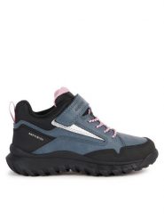 Geox Śniegowce J Simbyos Girl B Abx J36LGA 0MEFU C4321 M Niebieski. Niebieskie kozaki dziewczęce Geox, bez wzorów, ze skóry, bez obcasa, bez zapięcia. Za 609.99 zł.