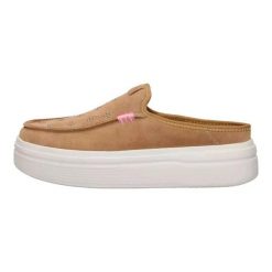 HeyDude Damskie Mokasyny Austin Lift Suede. Brązowe mokasyny damskie Hey dude, z materiału, bez obcasa. Za 279.00 zł.