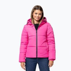 Kurtka zimowa damska Pitbull Vista Quilted Hooded. Czerwone kurtki damskie PITBULL, na zimę, l, bez wzorów, z materiału, bez kaptura. Za 219.99 zł.
