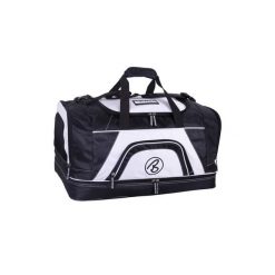 BRUBAKER Big Base - Torba sportowa 90L czarno-biała. Białe torby sportowe X2, bez wzorów. Za 232.99 zł.