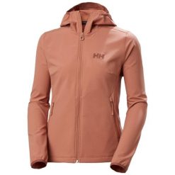Kurtka przeciwdeszczowa damska Helly Hansen Cascade Shield. Brązowe kurtki damskie Helly Hansen, bez wzorów, bez kaptura. Za 723.50 zł.