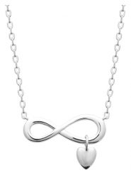 L'Atélier Précieux Srebrny naszyjnik z elementem ozdobnym - dł. 45 cm rozmiar: onesize. Szare naszyjniki damskie l'Atelier precieux, srebrne. Za 173.99 zł.