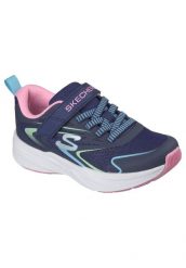 Buty SKECHERS MICROSPEC TREAD HYPER SPEED Niebieski. Niebieskie obuwie trekkingowe damskie Skechers, z materiału, bez zapięcia. Za 178.75 zł.