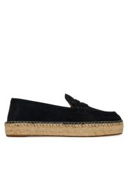 LAUREN RALPH LAUREN Espadryle Luize 802953958003 Czarny. Czarne espadryle damskie Lauren Ralph Lauren, bez wzorów, ze skóry, bez obcasa. Za 449.99 zł.