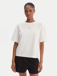 HUGO T-Shirt Signature 50556807 Écru Regular Fit. T-shirty damskie Hugo, xl, bez wzorów, z bawełny, bez kołnierzyka. Za 209.99 zł.