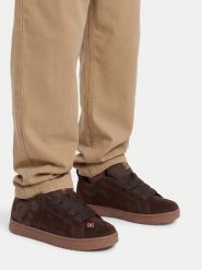 DC Shoes Sneakersy DC SHOES-CEOWB-V5-10117K-CH Brązowy. Brązowe buty sportowe chłopięce DC Shoes, ze skóry, bez zapięcia. Za 179.99 zł.