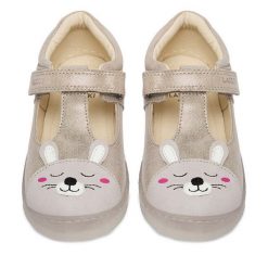 Baleriny Lasocki Kids. Szare baleriny dziewczęce Lasocki Kids, bez wzorów, bez obcasa, bez zapięcia. Za 119.99 zł.