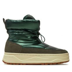 Śniegowce Pepe Jeans. Zielone śniegowce damskie Pepe Jeans, z jeansu. Za 449.99 zł.