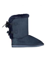 Geographical Norway Kozaki zimowe "Omarie" w kolorze granatowym rozmiar: 41. Niebieskie kozaki damskie Geographical Norway, na zimę, z futra, bez obcasa, bez zapięcia. Za 86.99 zł.