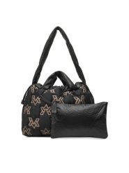 Vic Matié Torebka Monogram 1H0600T 999BR8B468 Czarny. Czarne torebki klasyczne damskie Vic Matié, z materiału, bez dodatków. Za 1,789.00 zł.