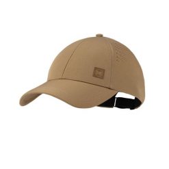 Czapka z daszkiem Buff Summit Cap. Brązowe czapki z daszkiem damskie Buff, na lato, bez wzorów, z elastanu. Za 148.49 zł.
