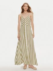 YAS Sukienka letnia Savanna 26035342 Zielony Regular Fit. Zielone sukienki damskie YAS, bez wzorów, z wiskozy, bez ramiączek. Za 209.99 zł.