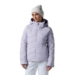 Damska kurtka narciarska Rossignol Staci NF. Fioletowe kurtki sportowe damskie Rossignol, na zimę, bez wzorów, bez kaptura. Za 1,305.50 zł.