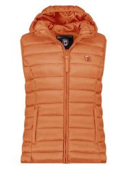 Canadian Peak Kamizelka pikowana "Vakitaleak" w kolorze pomarańczowym rozmiar: S. Pomarańczowe kamizelki damskie Canadian Peak, s, bez wzorów, bez kaptura. Za 96.37 zł.