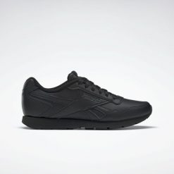 Buty do chodzenia damskie Reebok Royal Glide. Czarne obuwie sportowe casual damskie Reebok, z materiału, trekkingowe, Reebok Royal. Za 265.00 zł.