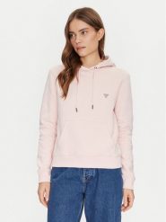 Guess Jeans Bluza W4YQ04 KC811 Różowy Regular Fit. Czerwone bluzy damskie Guess Jeans, xl, z aplikacjami, z bawełny, bez kaptura. Za 349.99 zł.