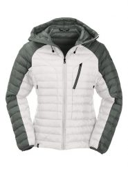 Maul Sport Kurtka pikowana "Annaberg" w kolorze biało-oliwkowym rozmiar: 34. Białe kurtki sportowe damskie Maul Sport, bez wzorów, bez kaptura. Za 491.99 zł.