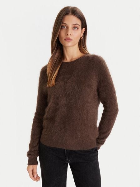 ViCOLO Sweter 22066F Brązowy Regular Fit. Brązowe swetry klasyczne damskie ViCOLO, m, z kaszmiru, bez kołnierzyka. Za 660.99 zł.