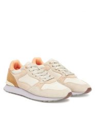 HOFF Sneakersy City Lisbon 22502012 Beżowy. Brązowe obuwie sportowe damskie HOFF, ze skóry, bez zapięcia. Za 399.99 zł.