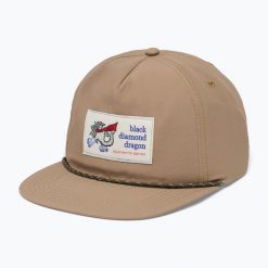 Czapka z daszkiem Black Diamond Synthetic Rope. Brązowe czapki z daszkiem damskie Black Diamond, bez wzorów. Za 159.99 zł.