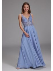 SWING Sukienka w kolorze błękitnym rozmiar: 34. Niebieskie sukienki damskie Swing, bez wzorów, bez ramiączek. Za 304.99 zł.