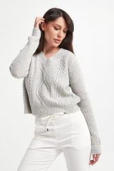 Sweter damski wełniany Carmela MAX MARA LEISURE. Swetry klasyczne damskie Max Mara Leisure, s, z wełny, bez kołnierzyka. W wyprzedaży za 720.12 zł.