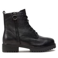 Trapery Caprice. Czarne trapery damskie Caprice, bez zapięcia. Za 479.99 zł.