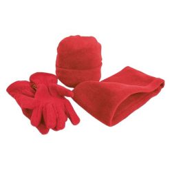 Zestaw Czapka, Rękawiczki I Szalik Polartherm. Czerwone czapki damskie RESULT WINTER ESSENTIALS, bez wzorów. Za 72.99 zł.