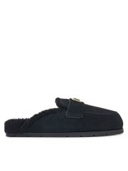 Armani Exchange Klapki XW003096 AF27450 MZ715 Czarny. Czarne klapki damskie Armani Exchange, bez wzorów, ze skóry, bez obcasa, bez zapięcia. Za 839.99 zł.