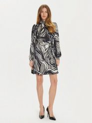 ARTIGLI Sukienka koktajlowa ACAB000486 Czarny Regular Fit. Czarne sukienki damskie Artigli, bez wzorów, z syntetyku, wizytowe, bez ramiączek. Za 279.99 zł.