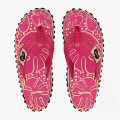 Japonki damskie GUMBIES ISLANDER FLIP-FLOPS. Czerwone klapki damskie Gumbies, bez wzorów, bez obcasa, bez zapięcia. Za 77.99 zł.