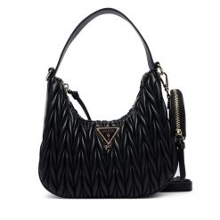 Torebka Guess. Czarne torebki klasyczne damskie Guess, bez dodatków. Za 284.99 zł.
