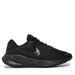 Buty do biegania Nike. Czarne obuwie sportowe damskie Nike, do biegania, Nike Revolution. Za 249.99 zł.