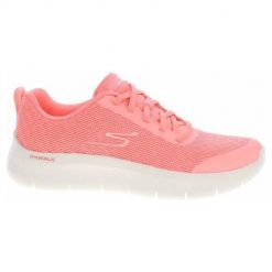 Buty do chodzenia damskie Skechers Flex. Czerwone obuwie sportowe damskie Skechers, z materiału, bez zapięcia, trekkingowe. Za 327.00 zł.