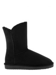 Blackfield Botki zimowe "Ocean" w kolorze czarnym rozmiar: 39. Czarne botki damskie Blackfield, na zimę, z materiału, z okrągłym noskiem, bez obcasa, bez zapięcia. Za 139.87 zł.