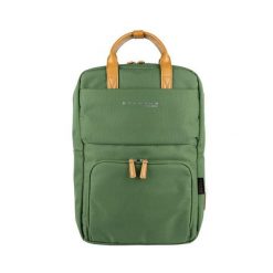 Plecak miejski Executive Citypulse 14l. Zielone plecaki Bergson, bez wzorów. W wyprzedaży za 170.00 zł.