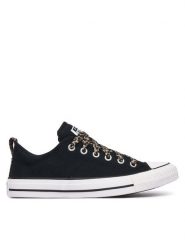Converse Trampki Chuck Taylor All Star Madison Animal A18362C Czarny. Czarne trampki damskie Converse, bez wzorów, z materiału, bez zapięcia. Za 329.99 zł.