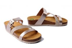 DR. BRINKMANN 700753-82 gold, klapki damskie. Żółte klapki damskie Dr. Brinkmann, bez wzorów, bez obcasa, bez zapięcia. Za 204.90 zł.