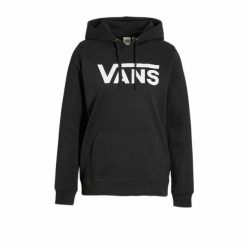 Bluza z kapturem Damska Vans Logo Hoo-B Czarny. Czarne bluzy damskie Vans, m, bez wzorów, z bawełny, z kapturem. Za 303.10 zł.