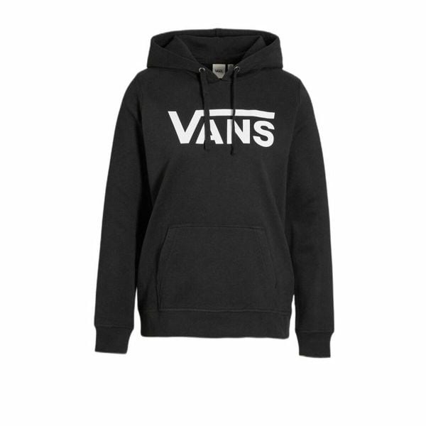 Bluza z kapturem Damska Vans Logo Hoo-B Czarny. Czarne bluzy damskie Vans, m, bez wzorów, z bawełny, z kapturem. Za 312.75 zł.