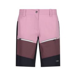 Spodenki damskie CMP Bermuda. Czerwone spodenki sportowe damskie CMP, na lato, m, bez wzorów, z elastanu, trekkingowe. Za 119.99 zł.