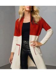 Milan Kiss Kardigan w kolorze kremowo-jasnobrązowym rozmiar: L. Brązowe kardigany damskie Milan Kiss, l, bez wzorów. Za 130.99 zł.